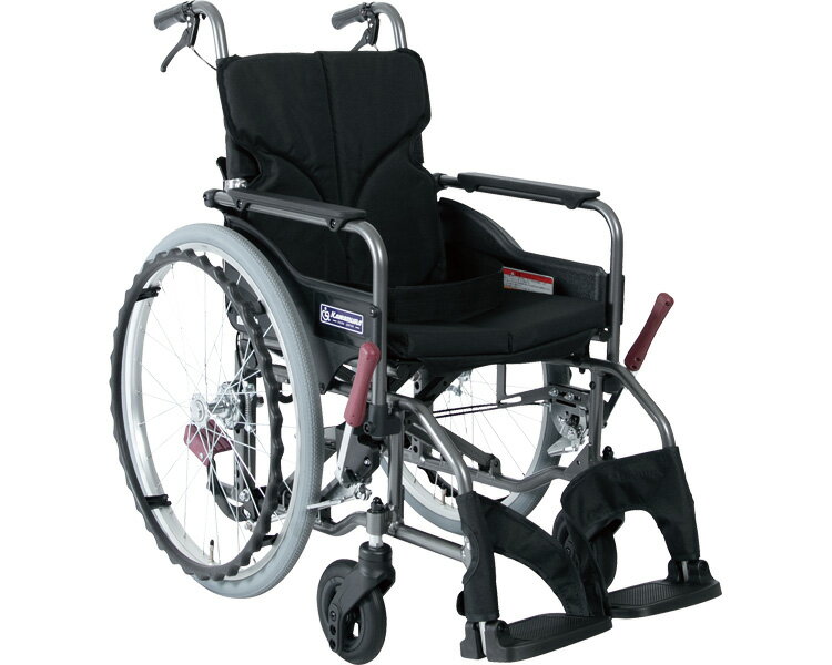 ★ポイント最大16倍★【全国配送可】-モダンA　KMD-A22-40-H/SR No.68_黒メッシュ カワムラサイクル　JAN 4514133717576 kt462725 取寄品 歩行関連 車いす 自走式-【介護福祉用具】