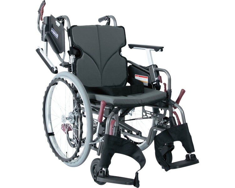 ★ポイント最大16倍★【全国配送可】-モダンC　KMD-C22-40-M/SR No.83_ライトブルー カワムラサイクル　JAN 4514133720781 kt463214 取寄品 歩行関連 車いす 自走式-【介護福祉用具】