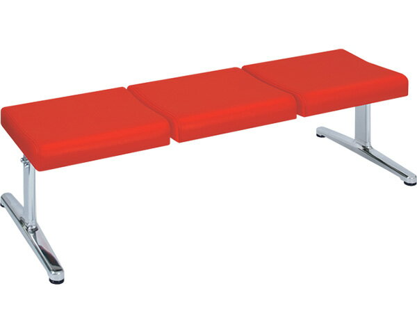 ★ポイント最大16倍★【全国配送可】-フロン（三人掛）　TB-1145-02 ピンク 高田ベッド製作所　JAN kt464896 取寄品 医療・施設 施設用家具 ロビーチェア-【介護福祉用具】