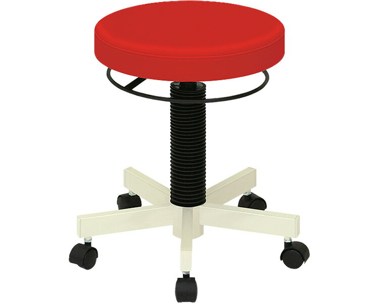 ★ポイント最大16倍★【全国配送可】-PTスツール（C付き）　TB-764-01 茶 高田ベッド製作所　JAN kt466152 取寄品 医療・施設 施設用家具 施設用いす-【介護福祉用具】