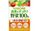 ★7/19-26 P最大27倍★【全国配送可】-食事ニスッキリ野菜100% 100mL カゴメ JAN 4901306077801 kt485581 取寄品 食...