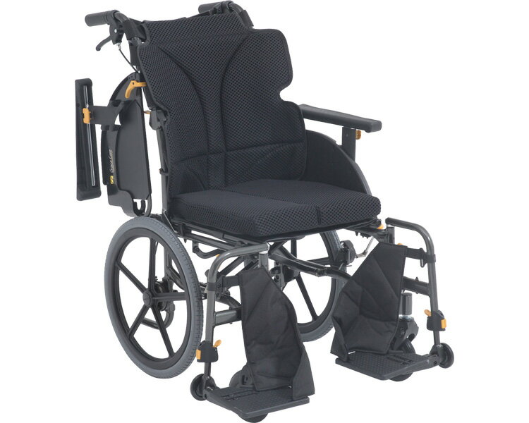 ★ポイント最大16倍★【全国配送可】-グレイスコアアジャスト　介助式　GRC-61B 前座45　座幅40　M-13 松永製作所　JAN kt475056 取寄品 歩行関連 車いす 介助式-【介護福祉用具】