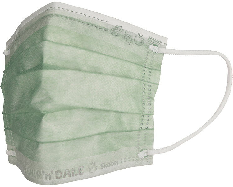 ★ポイント最大16倍★【全国配送可】-大人用不織布プリーツマスク（エンボス）10枚 MSKPE4　チップ&デー..