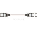 ★ポイント最大16倍★【全国配送可】-ナースコール側延長コード STD2 NEXT-3 3m テクノスジャパン JAN kt492728 取寄品 日常生活 報知装置 (報知装置)-【介護福祉用具】
