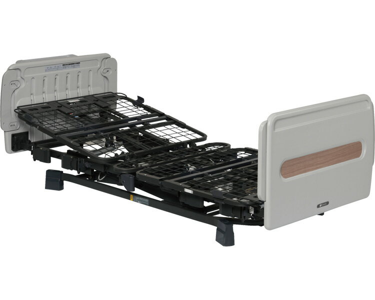 ★ポイント最大16倍★【全国配送可】-ヨカロ　ポジショニング　2M　樹脂製　90幅 P116-61ADGW　グレー木目 プラッツ　JAN 4539940102667 kt478105 取寄品 ベッド関連 ベッド 2モーター-【介護福祉用具】