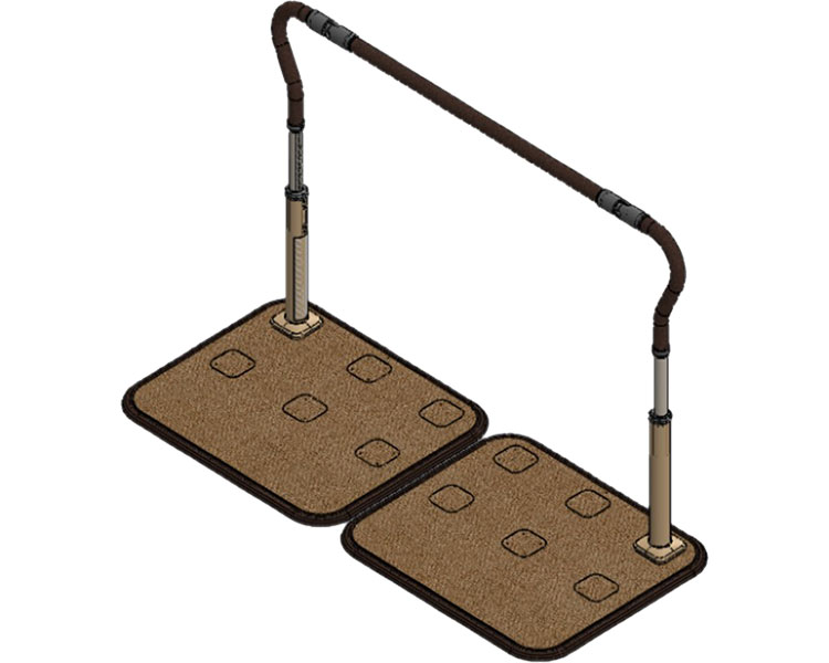 ★ポイント最大16倍★【全国配送可】-スムーディ　屋内用1320タイプ XPN-L81802 パナソニック エイジフリー　JAN kt482450 取寄品 住宅改修 手すり 置き型手すり-【介護福祉用具】