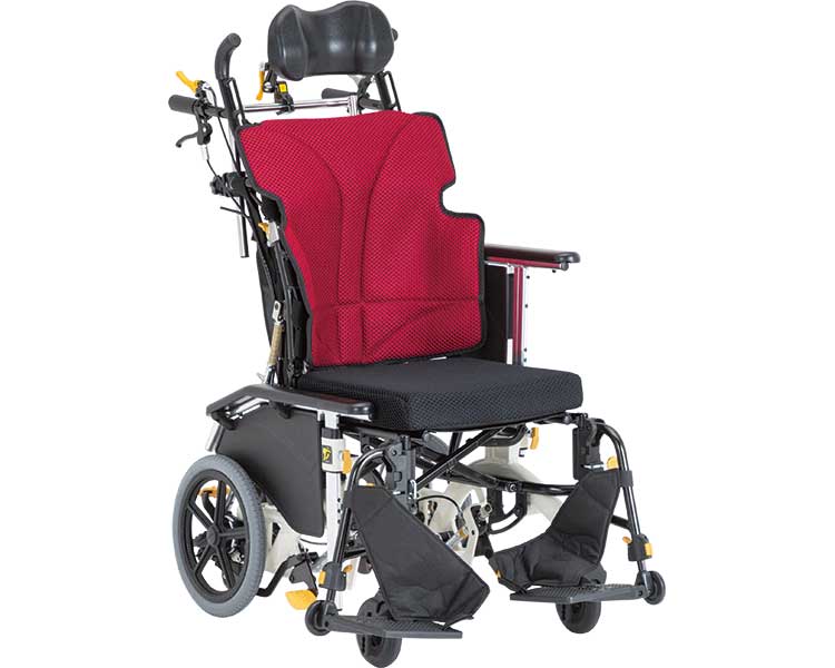 ★ポイント最大16倍★【全国配送可】-マイチルト・コンパクトII　MH-CR2L 座幅40　M-14（ワインレッド） 松永製作所　JAN kt483742 取寄品 歩行関連 車いす リクライニング-【介護福祉用具】