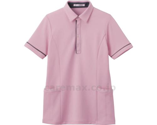 ★7/19-26 P最大27倍★【全国配送可】-半袖ロングポロシャツ HSP004 ブロッサムピンク L カーシーカシマ JAN 4548127551211 kt498204 取寄品 衣類 ユニフォーム トップ-【介護福祉用具】