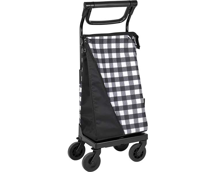 ★ポイント最大16倍★【全国配送可】-aカート　ショッピングキャリー WCC15　チェックブラック 幸和製作所　JAN 4938765022691 kt485949 取寄品 歩行関連 ショッピングカート ショッピングカート-【介護福祉用具】