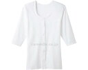 ★ポイント最大16倍★【全国配送可】-快適工房 婦人7分袖前アキボタン付シャツ KQ5034 ホワイト M グンゼ JAN 4973077568338 kt499306 取寄品 衣類 インナー 下着(上半身)-【介護福祉用具】(4)