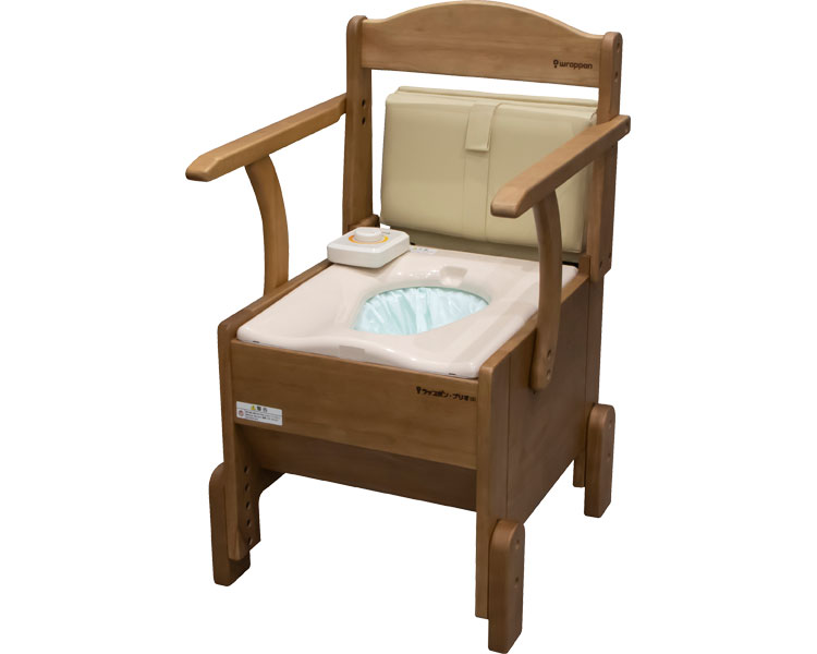 ★ポイント最大16倍★【全国配送可】-ラップポン・ブリオ S 暖房便座 BRSE1004JH 日本セイフティー JAN 4589922490978 kt487668 取寄品 排泄関連 ポータブルトイレ 木製トイレ-【介護福祉用具】