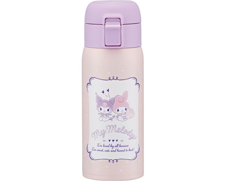 ★ポイント最大16倍★【全国配送可】-ステンレスワンタッチマグボトル 350mL STOT3 マイメロディ・クロミ スケーター JAN 4973307581151 kt491066 取寄品 食事関連 食器類・カップ その他(食器類・カップ)-【介護福祉用具】