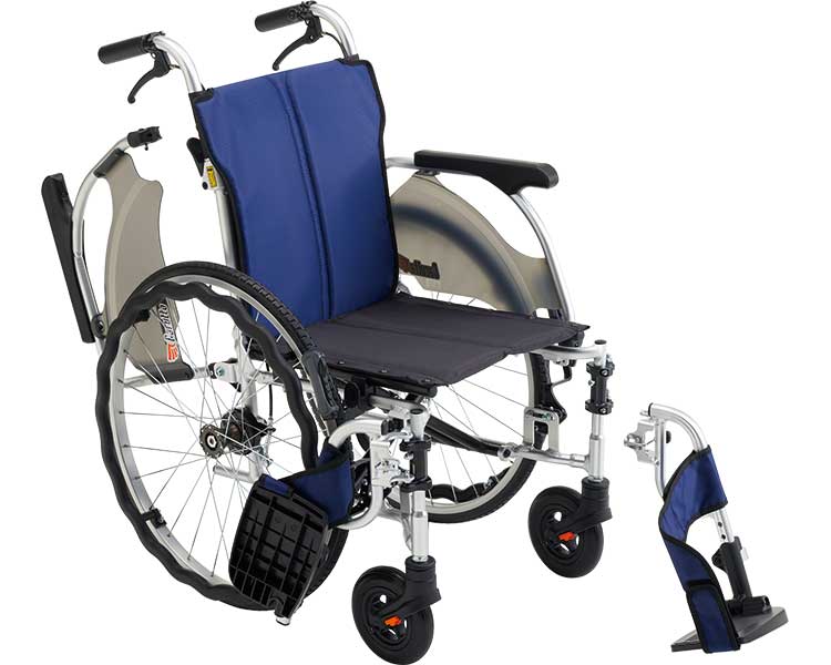 ★ポイント最大16倍★【全国配送可】-カルッタSG自走型　多機能　CRT-SG-3 座幅40　紺（A-16） ミキ　JAN 4536697117401 kt494053 取寄品 歩行関連 車いす 自走式-【介護福祉用具】