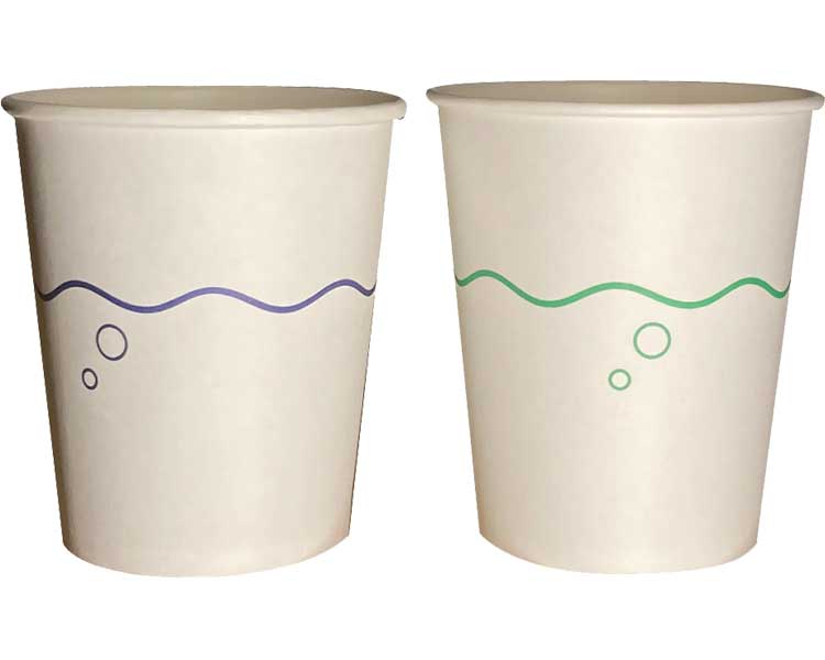 ★ポイント最大16倍★【全国配送可】-ペーパーカップ5oz　LOW　なみ FR-5352　2色アソート　100個 ファーストレイト　JAN 4582465653527 kt494141 取寄品 食事関連 食器類・カップ カップ-【介護福祉用具】
