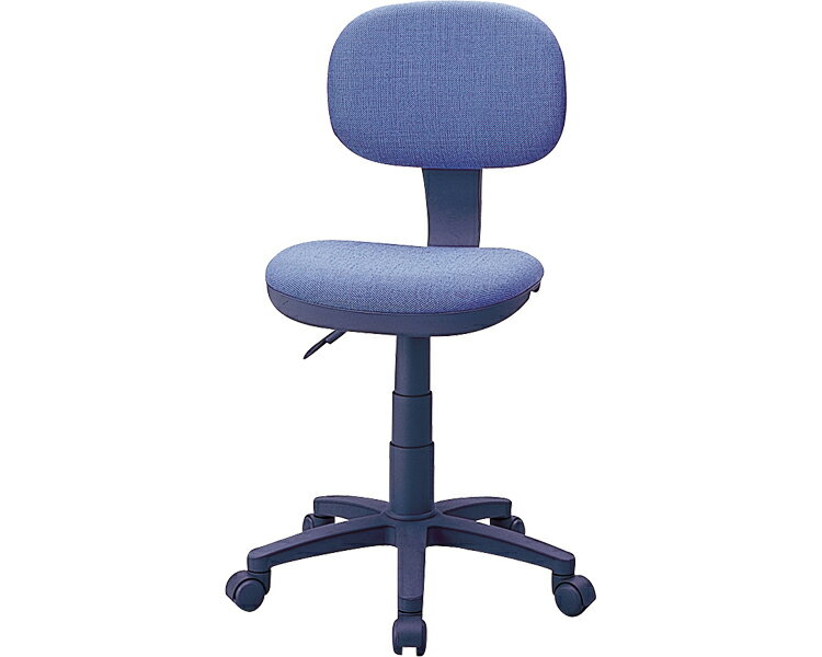 ★ポイント最大16倍★【全国配送可】-OAチェア肘なし CGN-101B　ブルー ナカバヤシ　JAN 4902205842125 kt494587 取寄品 医療・施設 施設用家具 その他(施設用家具)-【介護福祉用具】