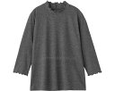 ★ポイント最大16倍★【全国配送可】-メロー使イノ7分袖カットソー チャコール L セルヴァン JAN 4985697264231 kt508442 取寄品 衣類 アウター トップス-【介護福祉用具】(4)