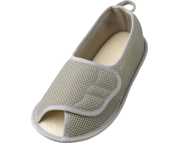 ★ポイント最大16倍★【全国配送可】-早快マジック オープン　2503　左足 グレー　S 徳武産業　JAN 4537944212351 kt497809 取寄品 歩行関連 シューズ 両用　片足-【介護福祉用具】