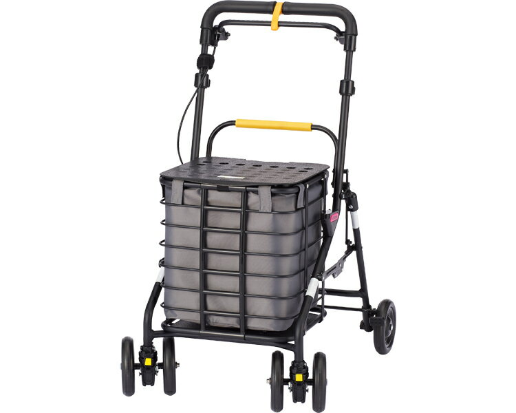 ★ポイント最大16倍★【全国配送可】-ショッピング・ベストパル グレー ウィズワン　JAN 4968639307760 kt499819 取寄品 歩行関連 シルバーカー その他(シルバーカー)-【介護福祉用具】