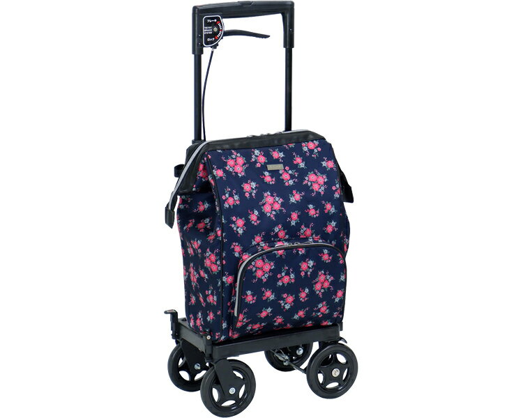 ★ポイント最大16倍★【全国配送可】-メロディプリモグランデ　左用 フローラルNB 島製作所　JAN 4945528231276 kt500463 取寄品 歩行関連 ショッピングカート ショッピングカート-【介護福祉用具】