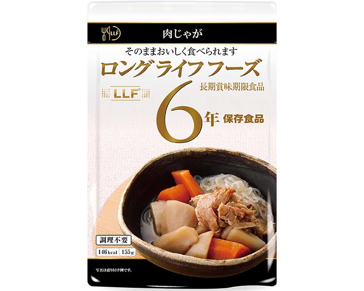 ★ポイント最大16倍★【全国配送可】-6年保存食品　肉じゃが 155g×50袋 LLC　JAN 4571461100067 kt501103 取寄品 その他 リスクマネジメント 非常食-【介護福祉用具】