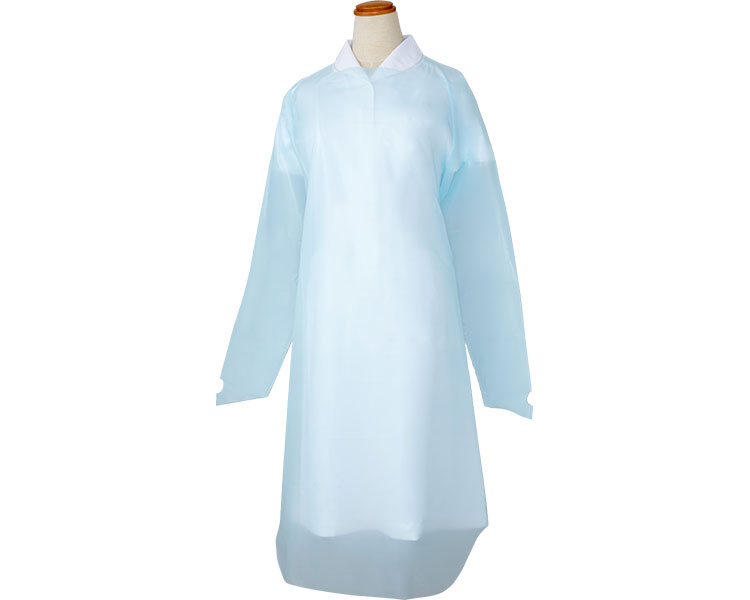 ★ポイント最大16倍★【全国配送可】-ハクゾウプラスチックガウンFE　30枚入 3087621　親指フックタイプ ..