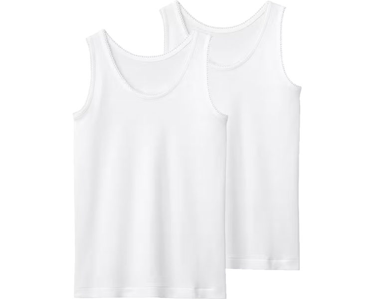 ★ポイント最大16倍★【全国配送可】-タンクトップ　2枚組 AF4550C　ホワイト　100 グンゼ　JAN 4973077779291 kt506625 取寄品 衣類 インナー (インナー)-【介護福祉用具】