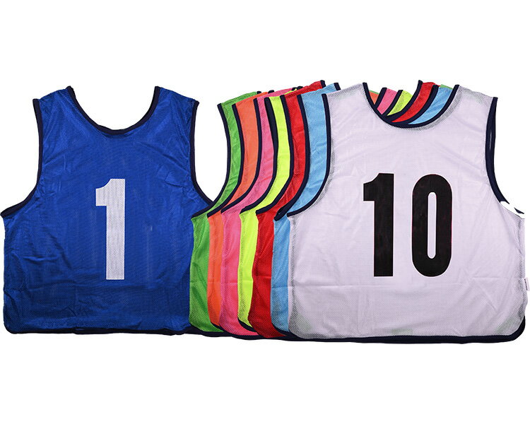 ★ポイント最大16倍★【全国配送可】-メッシュビブス1-10 EKB401　青 エバニュー　JAN 4934048626969 kt506657 取寄品 健康管理 レクリエーション レクリエーションアイテム-【介護福祉用具】