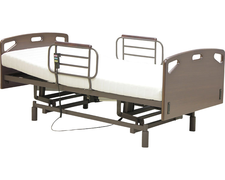 ★ポイント最大16倍★【全国配送可】-電動昇降3Mリクライニングベッド HMFB-8063UJ　Mブラウン 大商産業　JAN 4980710060654 kt506823 取寄品 ベッド関連 ベッド 3モーター-【介護福祉用具】