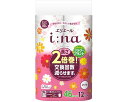 ★ポイント最大16倍★【全国配送可】-i:na(イーナ)トイレットティシュー プリント 21001132 12R2倍巻 W 大王製紙 JAN 4902011821277 kt517027 取寄品 排泄関連 トイレ周辺用具 トイレットペーパー-【介護福祉用具】