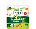 ★ポイント最大16倍★【全国配送可】-i:na(イーナ)トイレットティシュー 3.2倍巻 21001142 4RW 大王製紙 JAN 4902011825923 kt517031 取寄品 排泄関連 トイレ周辺用具 トイレットペーパー-【介護福祉用具】