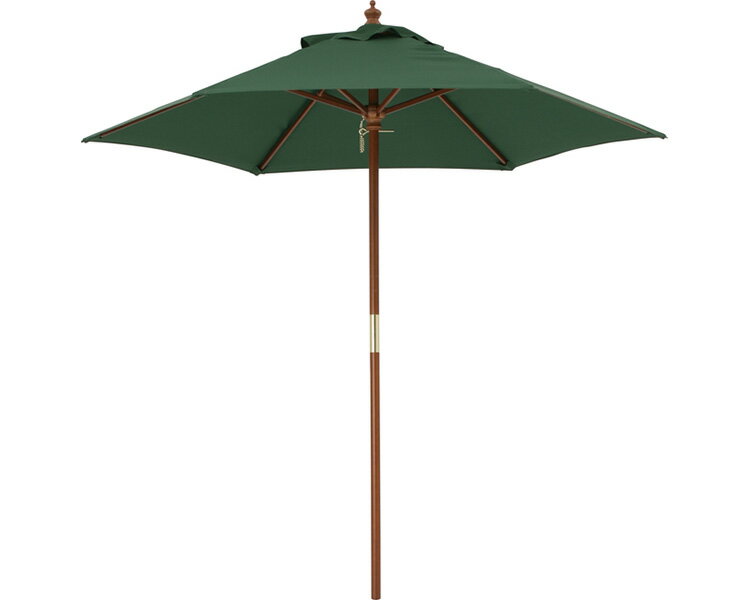 ★ポイント最大16倍★【全国配送可】-ウッドパラソル　2.1m PAL-21G　グリーン タカショー　JAN 49751493..