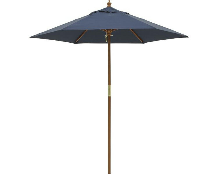 ★ポイント最大16倍★【全国配送可】-ウッドパラソル　2.1m PAL-21BL　ネイビーブルー タカショー　JAN 4..