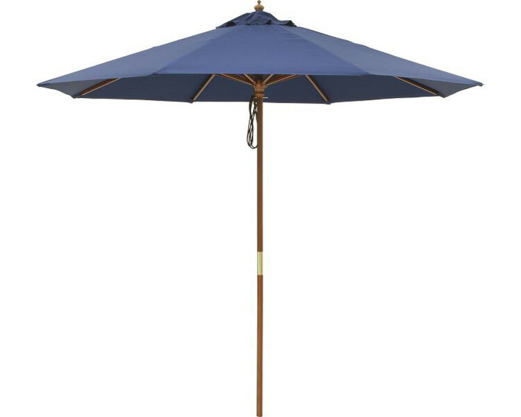 ★ポイント最大16倍★【全国配送可】-ウッドパラソル　2.7m PAS-27BL　ネイビーブルー タカショー　JAN 4..