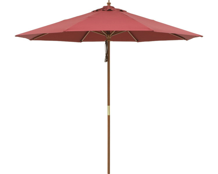 ★ポイント最大16倍★【全国配送可】-ウッドパラソル　2.7m PAS-27E　エンジ タカショー　JAN 4975149338..