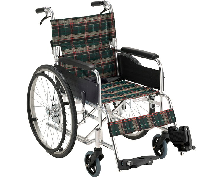 ★ポイント最大16倍★【全国配送可】-ラクライズ LRH-50　グリーンチェック マキテック　JAN 4968501790973 kt513694 取寄品 歩行関連 車いす 自走式-【介護福祉用具】