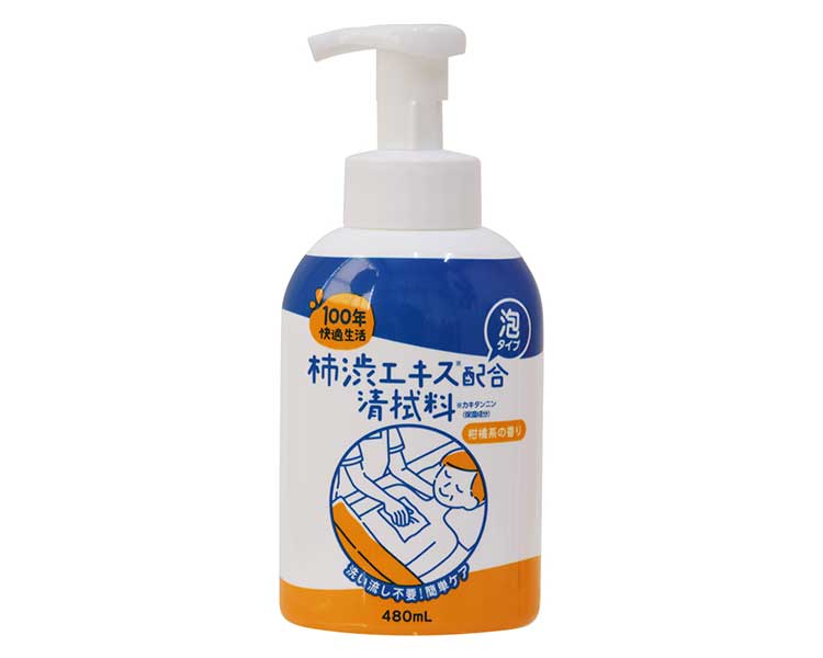 ★ポイント最大16倍★【全国配送可】-100年快適生活　柿渋エキス配合清拭料　泡タイプ HSS　480mL マック..