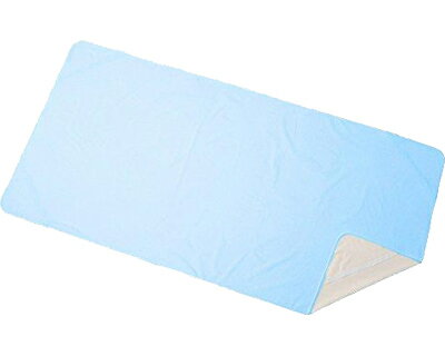 ★ポイント最大16倍★【全国配送可】-四隅ゴム付きパイル全面防水シーツ MR-2084　サックス 萬楽　JAN 45..