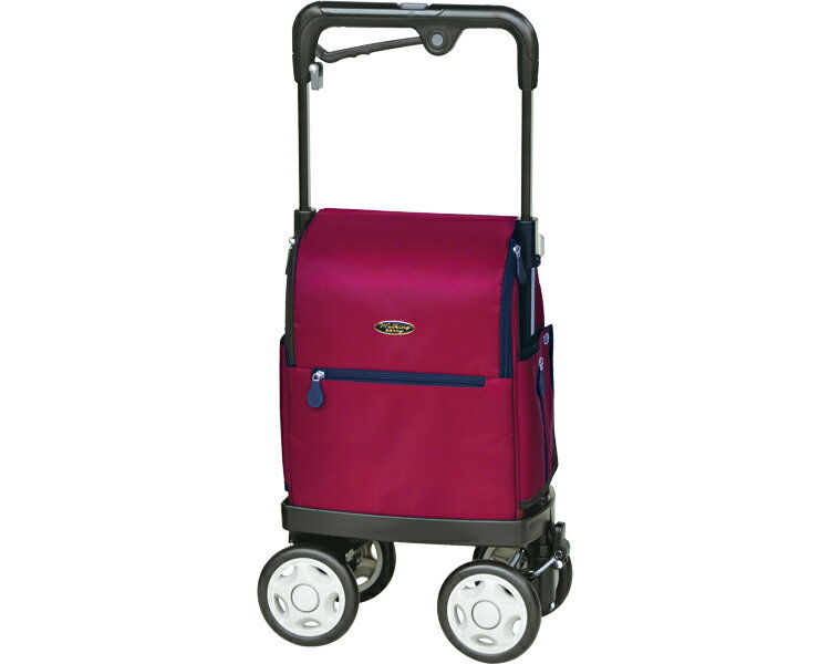 ★ポイント最大16倍★【全国配送可】-アイカートラブII No.810　ワイン 須恵廣工業　JAN 4938643203174 kt515522 取寄品 歩行関連 ショッピングカート ショッピングカート-【介護福祉用具】