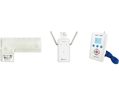 ★ポイント最大16倍★【全国配送可】-家族コール4F・ポータブルS（中継器付） HKPT-4FS/RP テクノスジャパン　JAN kt517270 取寄品 日常生活 報知装置 徘徊センサー(非NC)-【介護福祉用具】