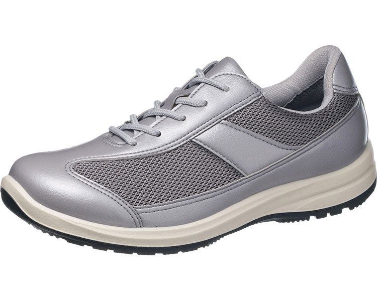 ★ポイント最大16倍★【全国配送可】-メディカルウォーク　AMW　WK　L030 シルバー　24.5cm アサヒシューズ　JAN 4963507473691 kt523173 取寄品 歩行関連 歩行関連のその他 その他(歩行関連のその他)-【介護福祉用具】
