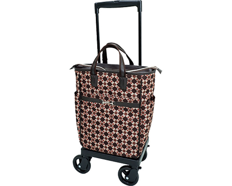 ★ポイント最大16倍★【全国配送可】-メロディ　トートグレイス Gブラウン 島製作所　JAN 4945528352063 kt523807 取寄品 歩行関連 ショッピングカート ショッピングカート-【介護福祉用具】