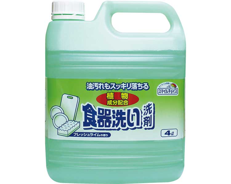 ★ポイント最大16倍★【全国配送可】-スマイルチョイス　食器洗い洗剤　1-3 95826　4L ミツエイ　JAN 4978951040504 kt429271 取寄品 住環境用品 消耗品 洗剤-【介護福祉用具】