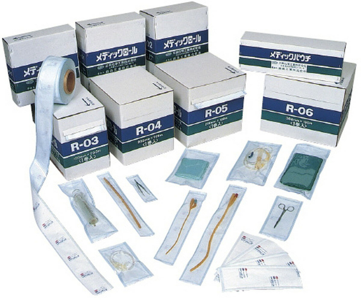 ★ポイント最大16倍★【送料無料】-メディックロール　R−05 250MMX100M (1カンイリ) 品番 my03-2770-06-- 1入り-【MY医科器機】JAN 4901835500054