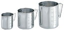★7/4-11 P最大27倍★【全国配送可】-ビーカー(メジャーカップ)3L 165X160MM (ステンレス) 品番 my03-3265-05-- 1入り-【MY医科器機】JAN 4971142405212