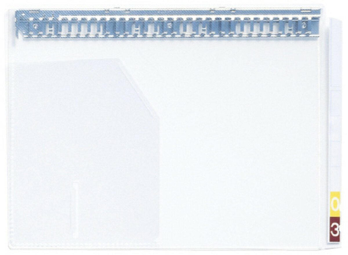 ★ポイント最大16倍★【全国配送可】-TDカルテバインダー（A4横保管用） KS-010Y(トウメイ)30ケツ 品番 m..