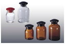 ★6/4-11 P最大27倍★【全国配送可】-散薬瓶(畑式)透明・黒キャップ付 300CC 品番 my08-2955-03-- 1入り-【MY医科器機】JAN