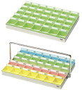 ★ポイント最大16倍★【送料無料】-投薬トレー(35人用) ST-35P(ステン/ピンク) 品番 my19-7665-02-- 1入り-【MY医科器機】JAN ...