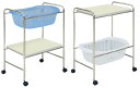 ★ポイント最大16倍★【送料無料】-脱衣カゴ(器械台付) TB-73-12(ホワイト) 品番 my20-3826-00-- 1入り-【MY医科器機】JAN