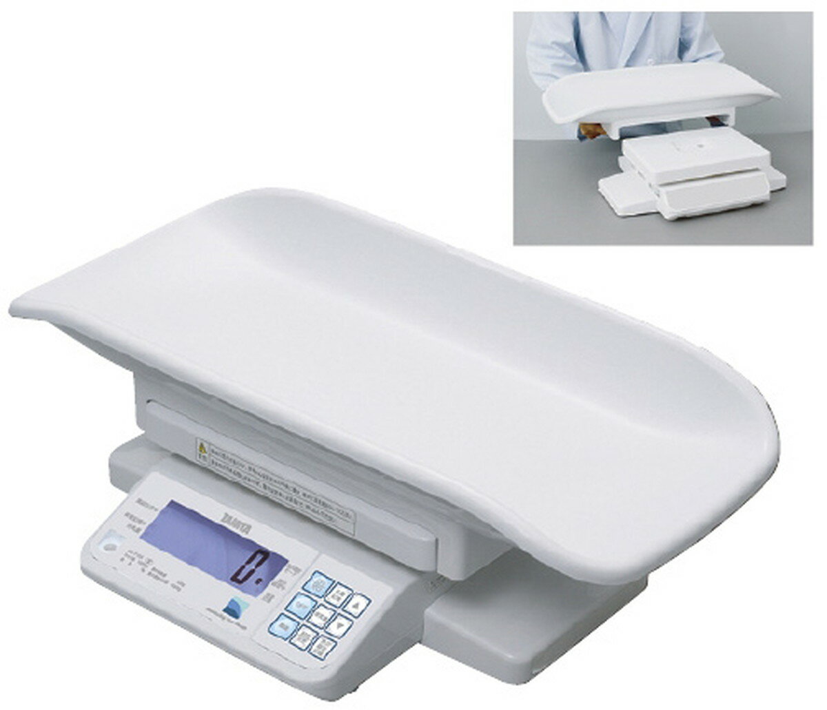 ★ポイント最大16倍★【送料無料】-デジタルベビースケール（検定品） BD-715A(USBタンシツキ) 品番 my23-5491-0212 1入り-【MY医科器機】JAN