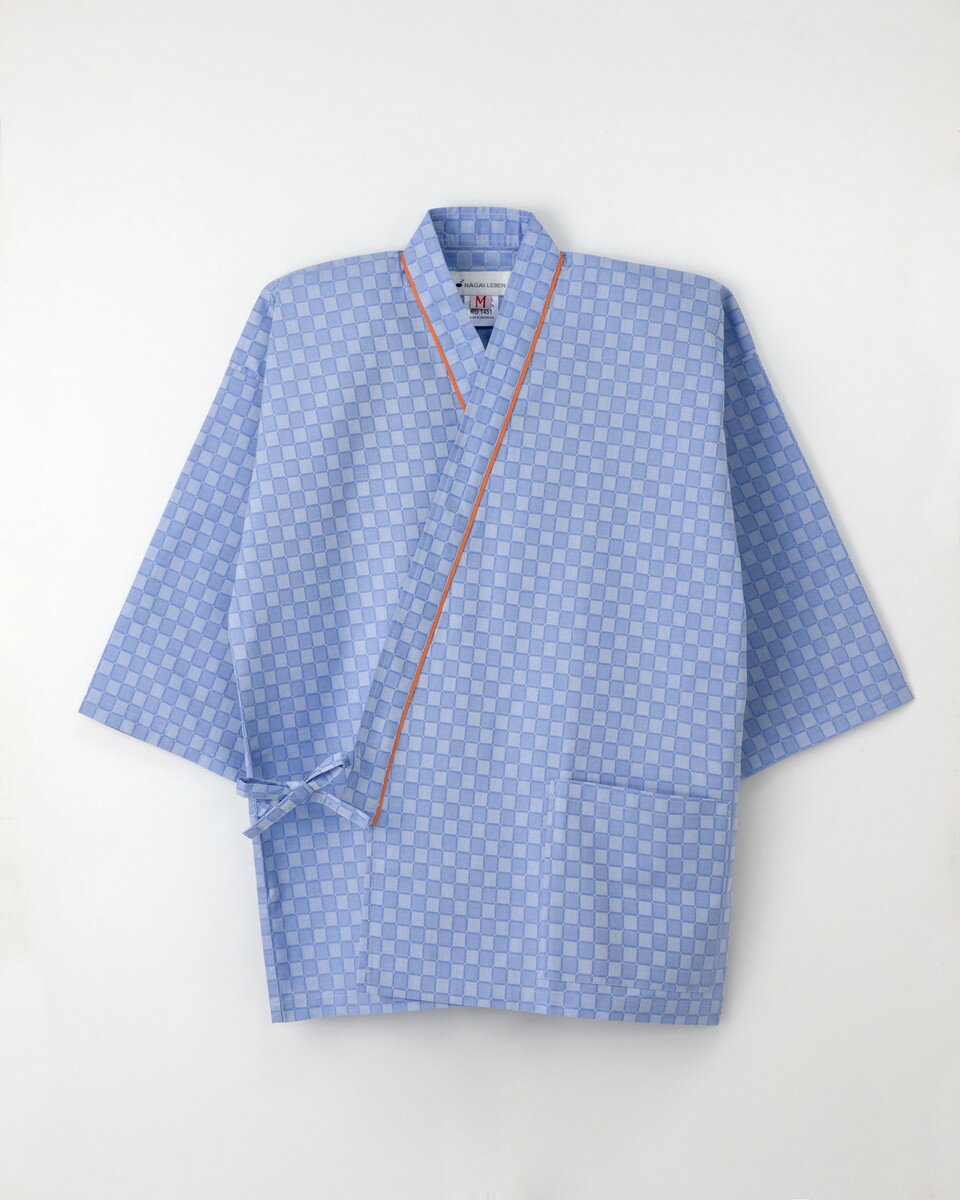 ★ポイント最大16倍★【全国配送可】-患者衣じんべい型 RG-1451(L) 品番 my24-2913-0201 1入り-【MY医科器機】JAN 4545516106946